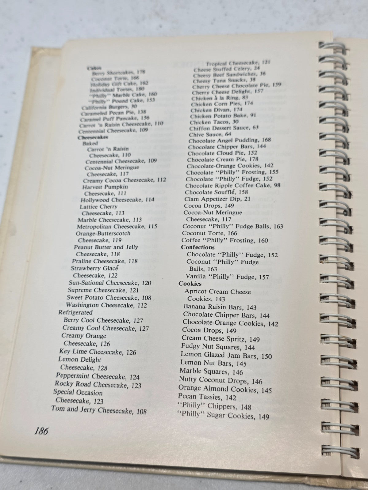 The Philadelphia Brand Cream Cheese Cookbook Twelfth Printing 1987