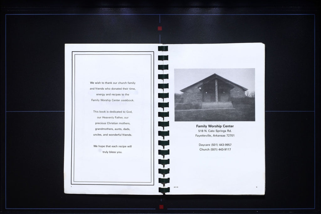Family Worship Center's Recipes - Fayetteville, Arkansas Cookbook - Ozarks