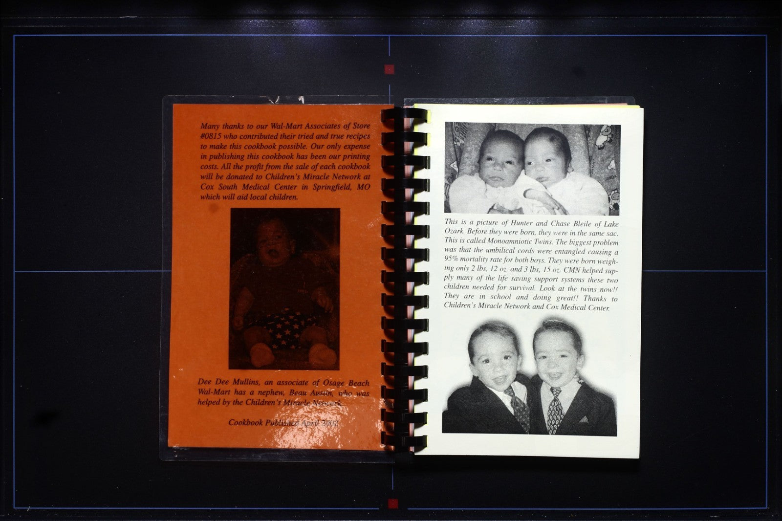 Walmart Children's Miracle Network Cookbook - Vintage Recipes