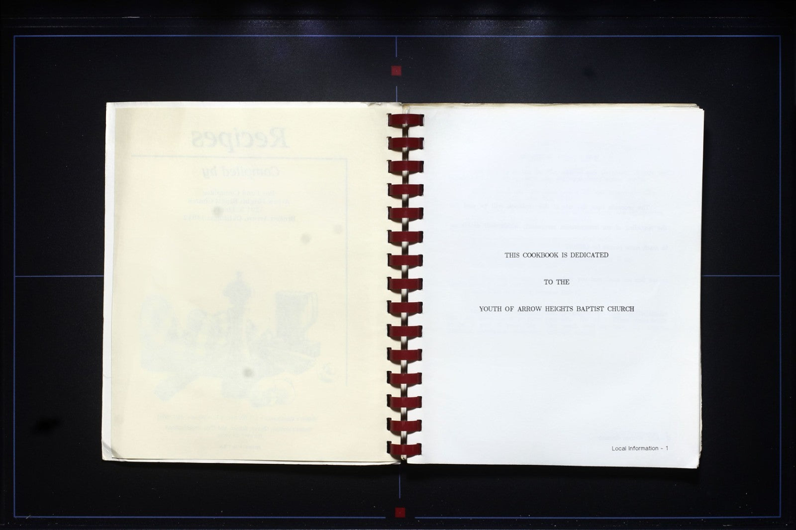 Arrow Heights Baptist Church Cookbook - Broken Arrow, Oklahoma - Vintage Recipes