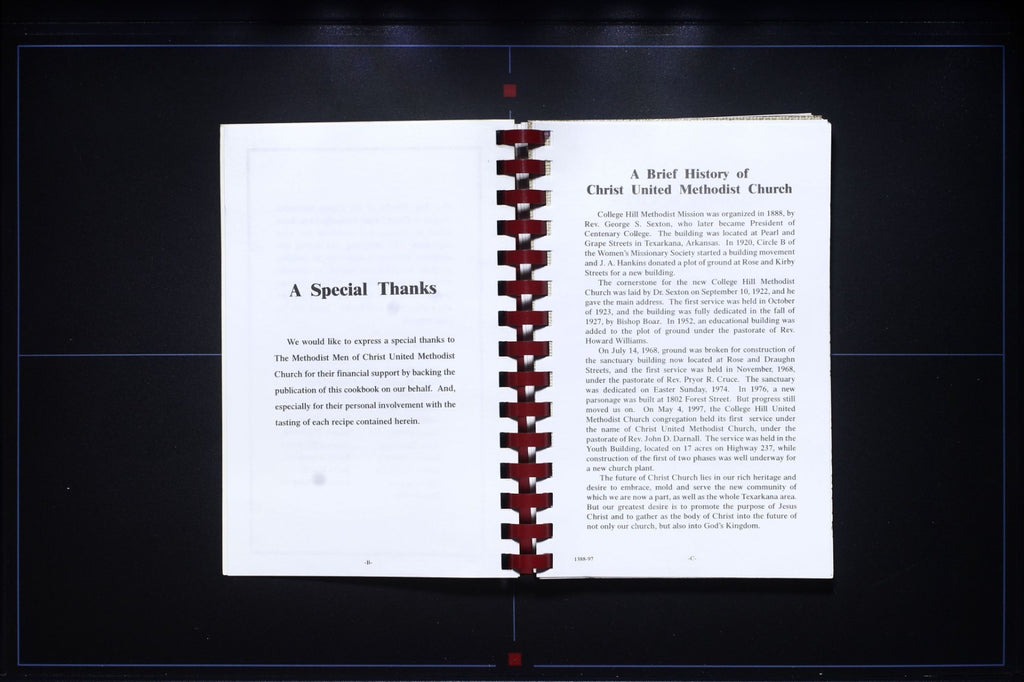 Christ United Methodist Church Cookbook - Texarkana, Arkansas - Vintage Recipes