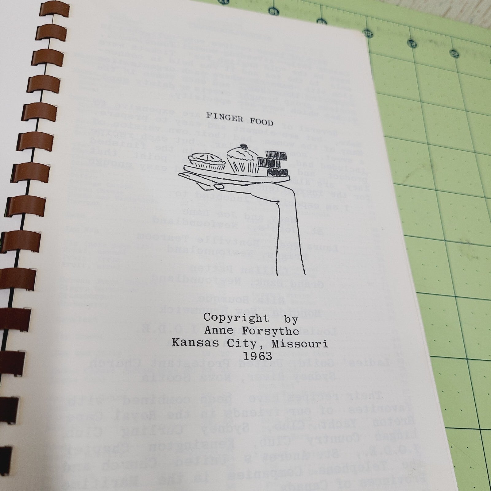 Tartlets, Cakelets, Squares: Series Two Finger Foods (1963) - Vintage Cookbook 