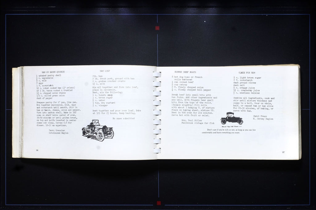 Antique Automobile Club of America Cookbook (1980) - AACA Vintage Recipes 