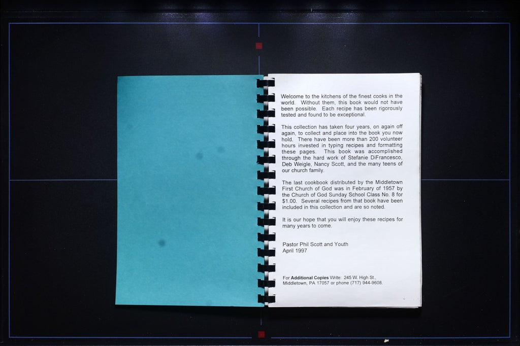 Middletown First Church of God Cookbook (1997) - Pennsylvania - Recipes