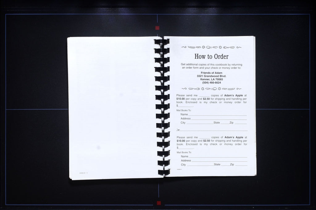 Friends of Adam Cookbook (2003) - Kenner, Louisiana (LA) - Community Recipes