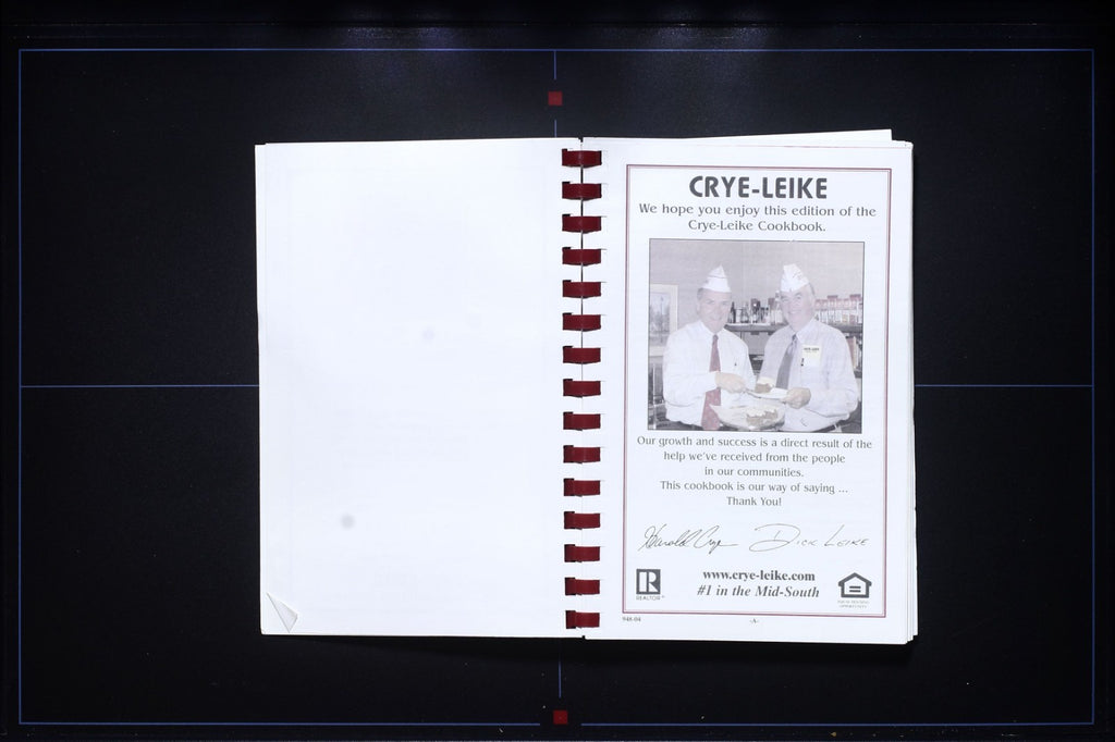 Sharing Our Best Cookbook - Crye-Leike - Vintage Recipes