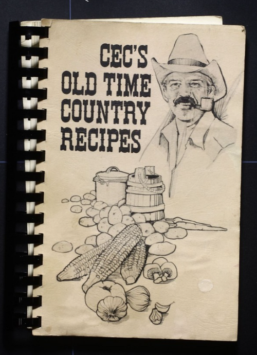 Cec's Old Time Country Recipes Cookbook (1983) - Cecil Young - Vintage Recipes