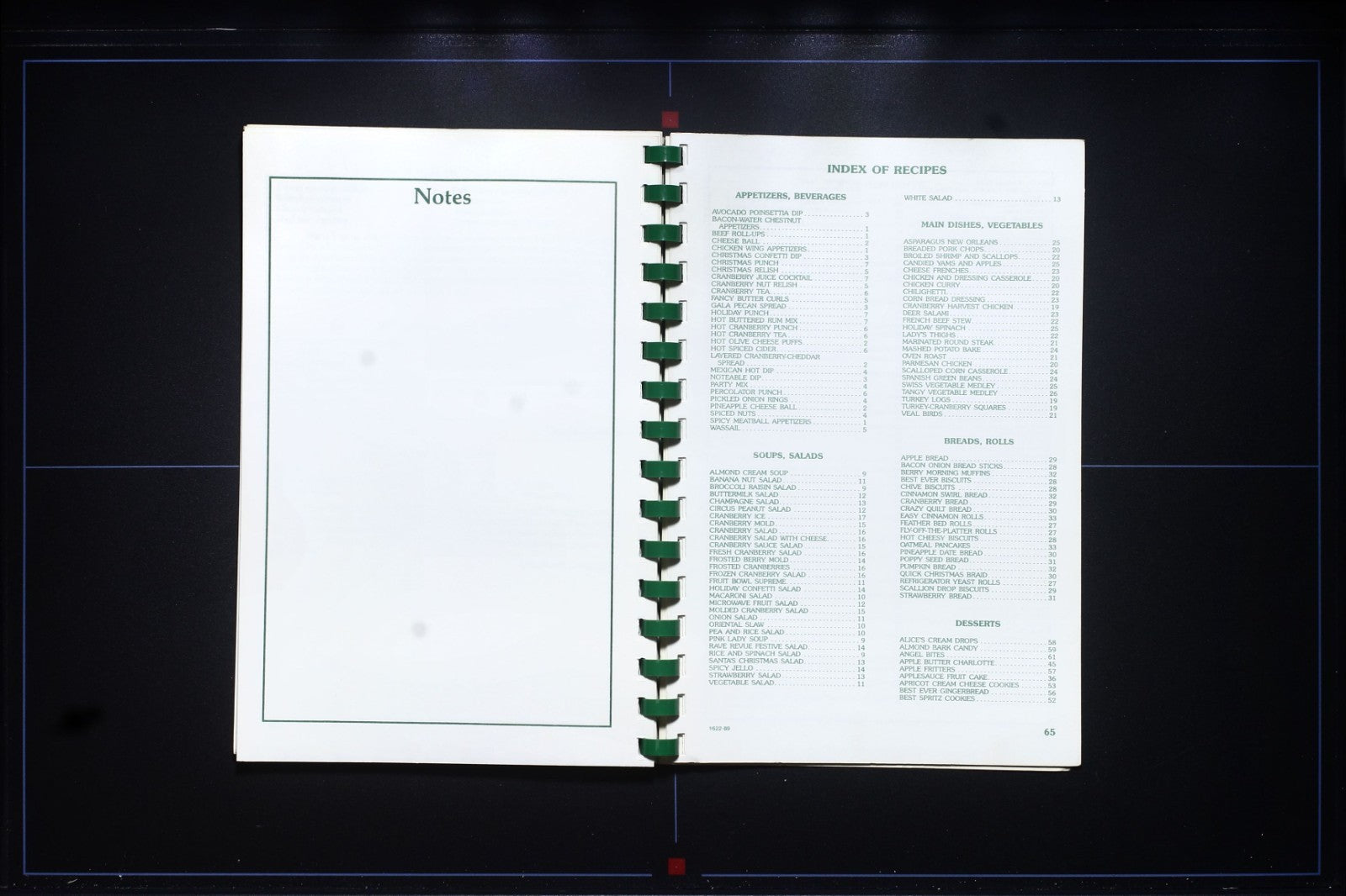 Silver Dollar City Country Christmas Recipes (1989) - Thin Vintage Cookbook