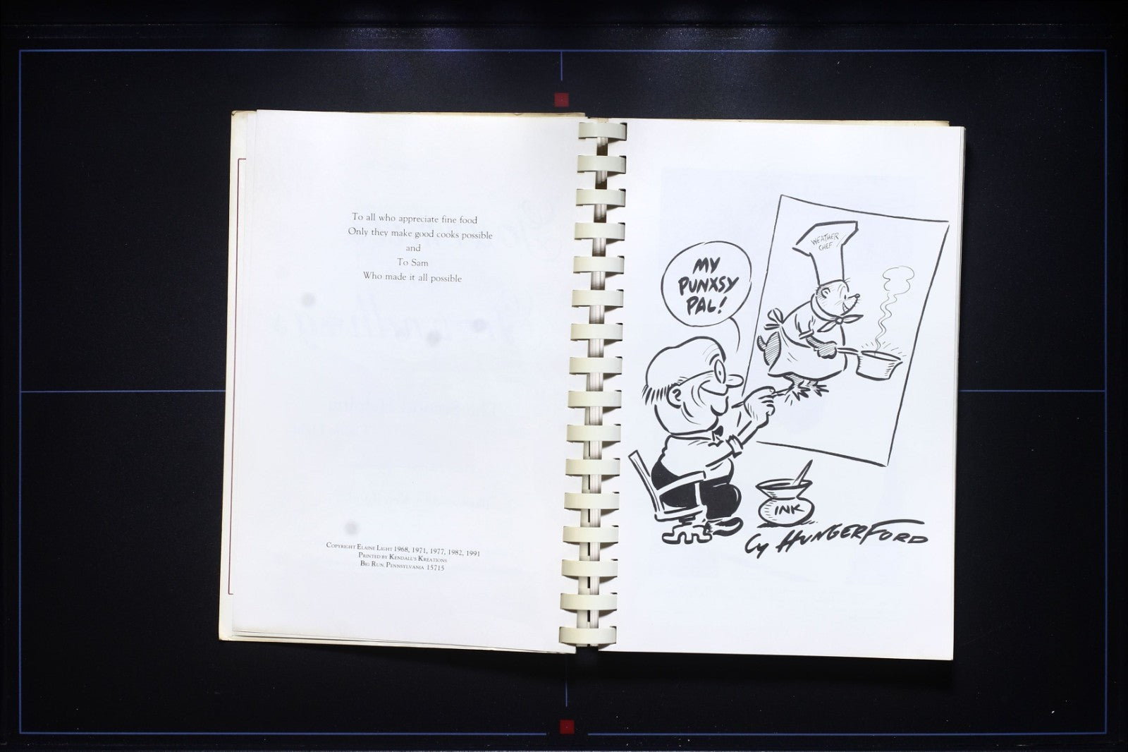 Gourmets & Groundhogs Cookbook - Easter Seal Society - Pennsylvania - Vintage