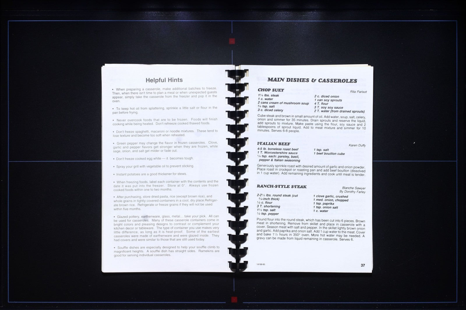 Farmers Bank of Somonauk (1995) - Illinois - Community Cookbook - Recipes