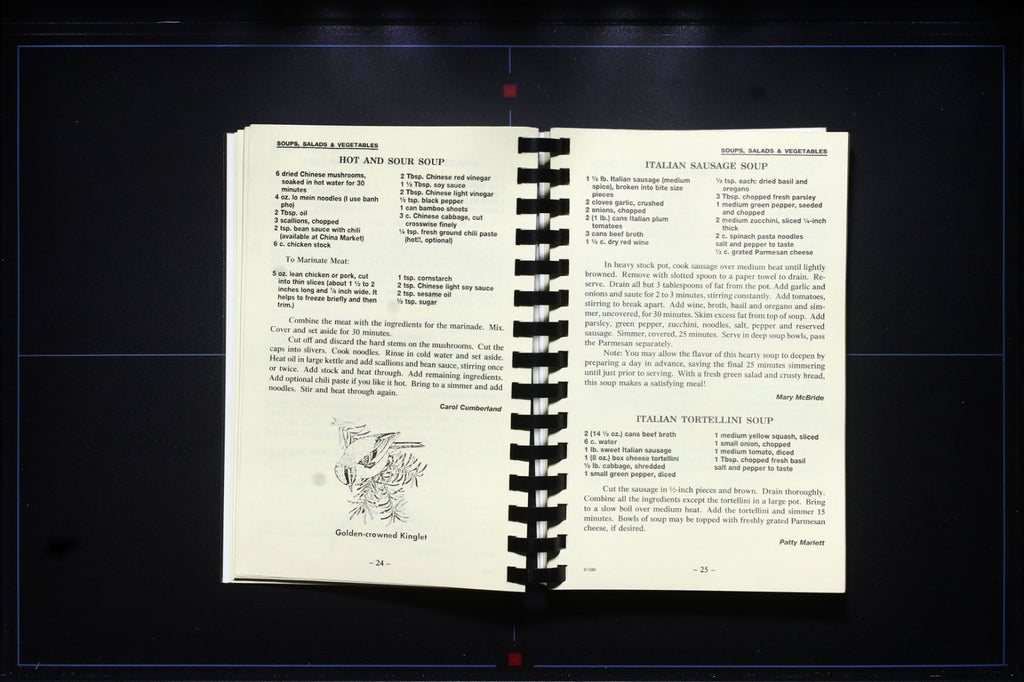 Wichita Audubon Society Cookbook - Recipe Book for Bird Lovers