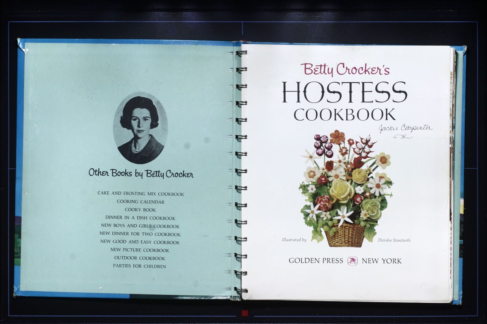 Betty Crocker's Hostess Cookbook (1967) - First Print - Spiral Recipes Book