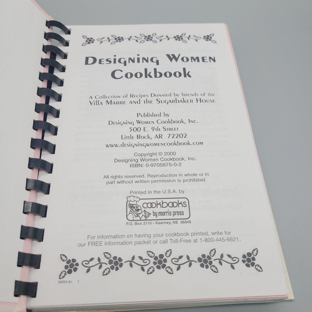 Designing Women Cookbook (2000) - Vintage Recipes Spiral Hardcover