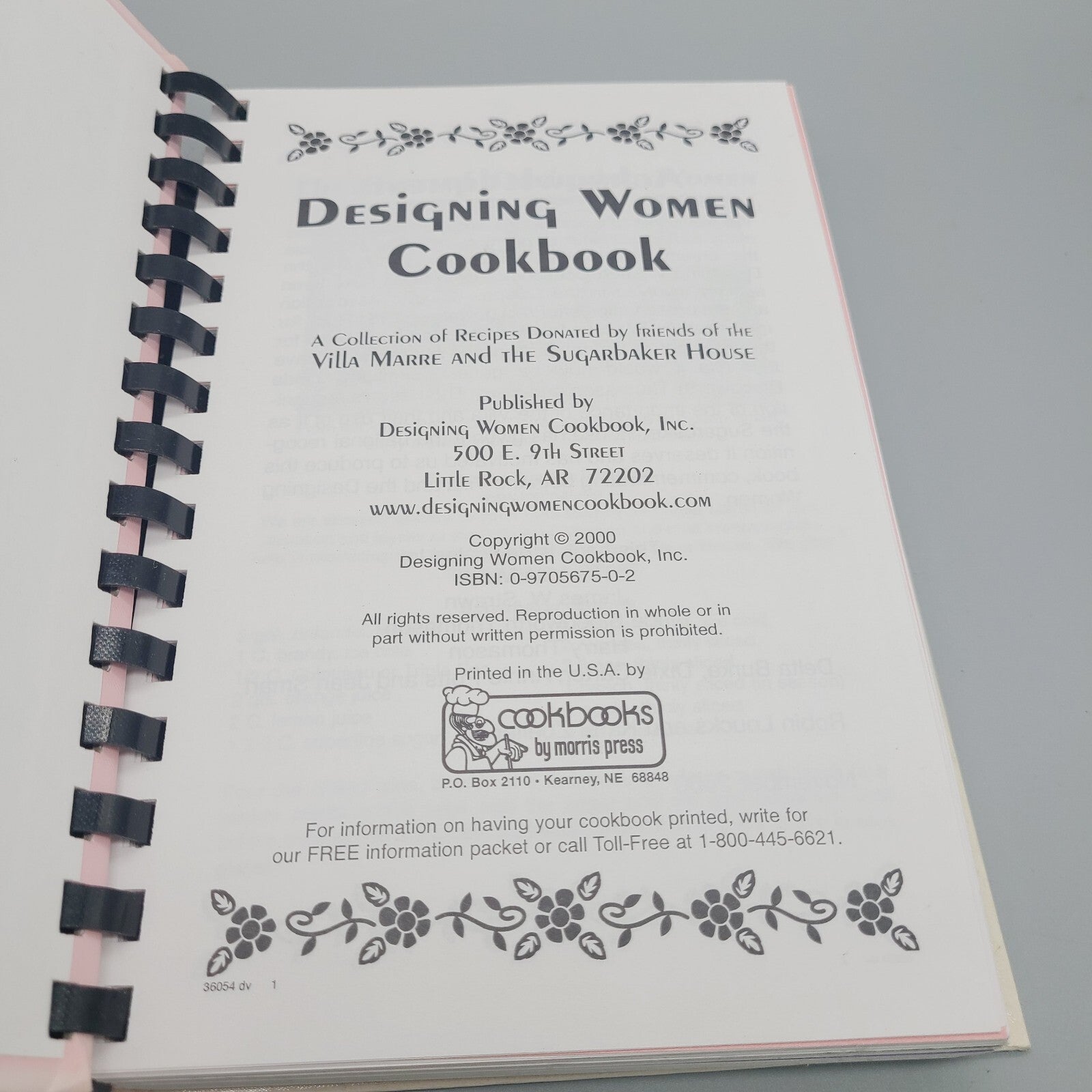 Designing Women Cookbook (2000) - Vintage Recipes Spiral Hardcover