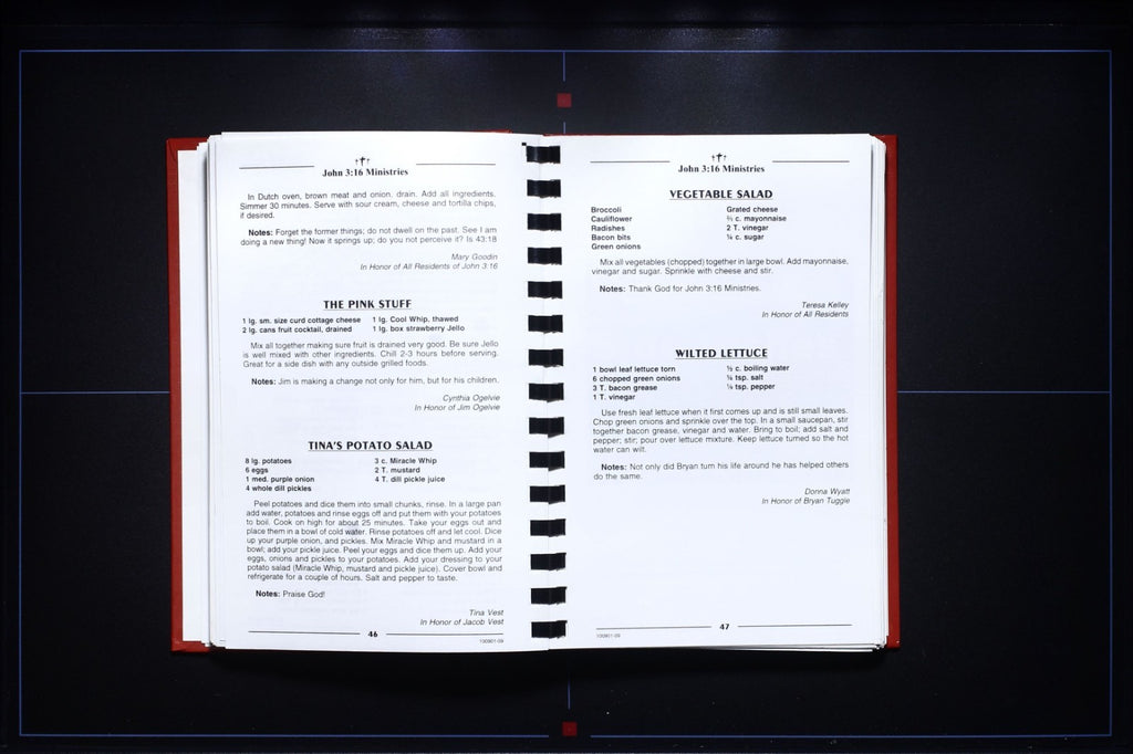 John 3:16 Ministries (2009) Cookbook - Vintage Recipes - Arkansas