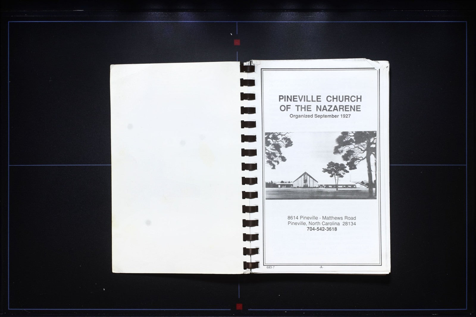 Pineville Church of the Nazarene Cookbook - 1980s-90s (?)