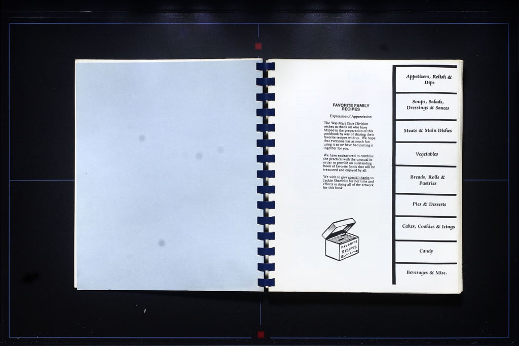 Walmart Shoe Division Cookbook - Arkansas Children's Miracle Network Fundraising