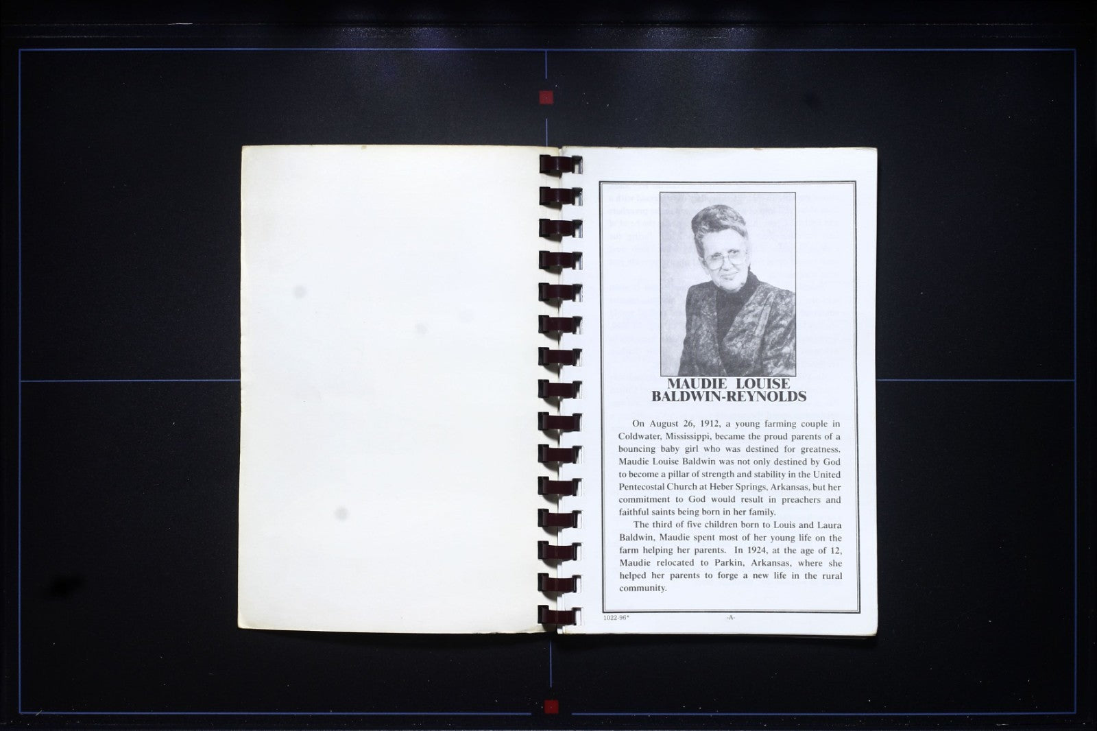 First United Pentecostal Church Cookbook - Heber Springs, Arkansas - Thin Book