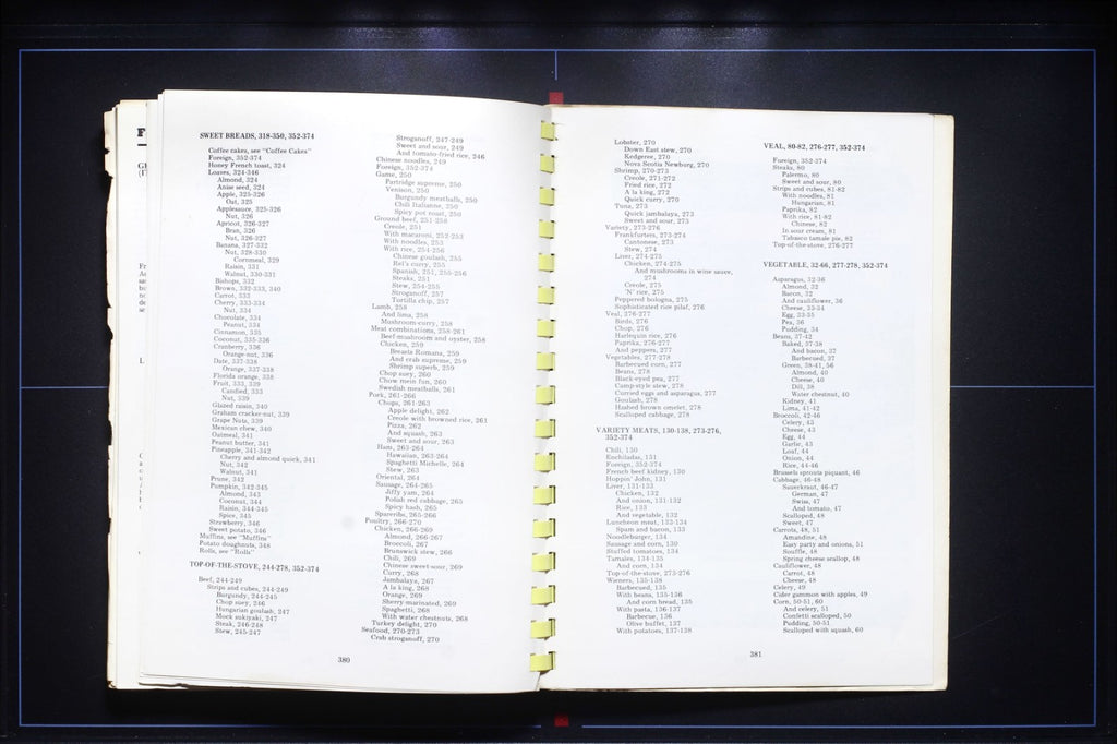 Beta Sigma Phi: Casseroles Cookbook (1969) - Vintage Recipes - Greek Association