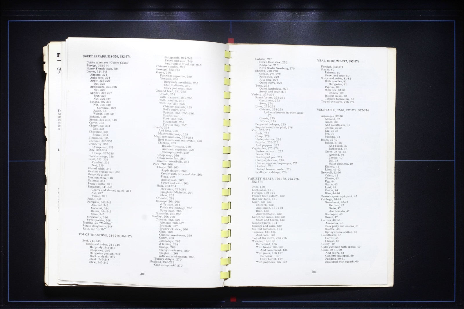 Beta Sigma Phi: Casseroles Cookbook (1969) - Vintage Recipes - Greek Association