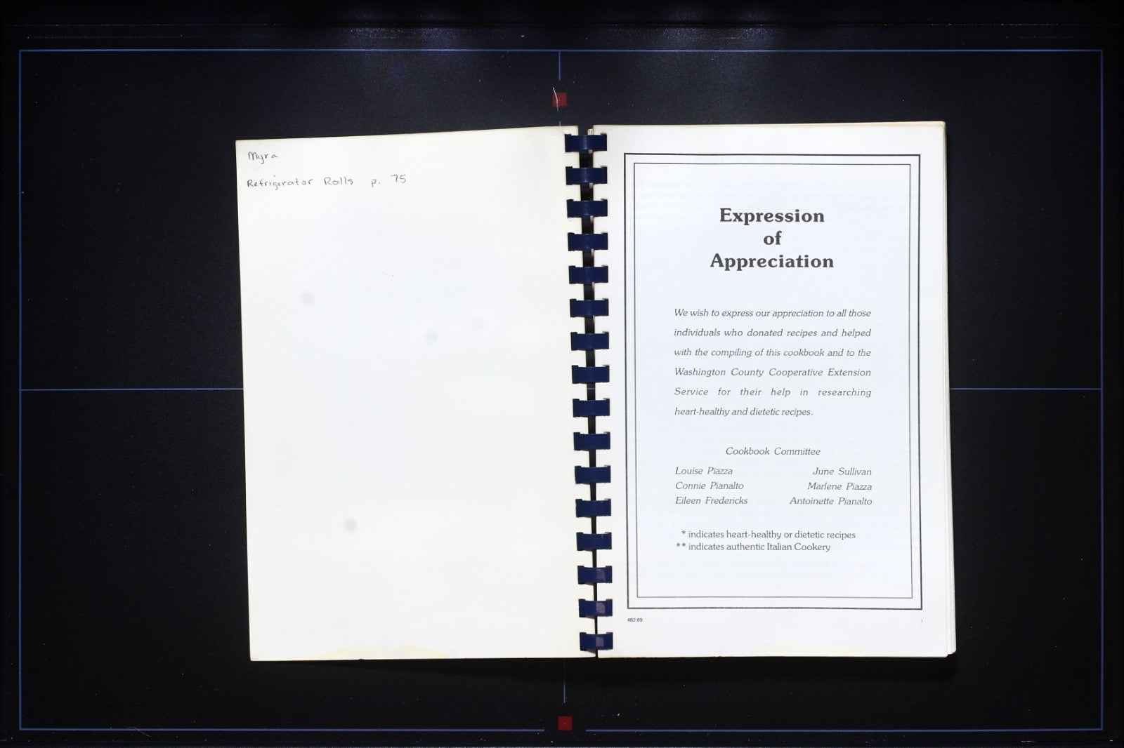 St. Joseph's Church Cookbook (1989) - Tontitown, Arkansas Recipes