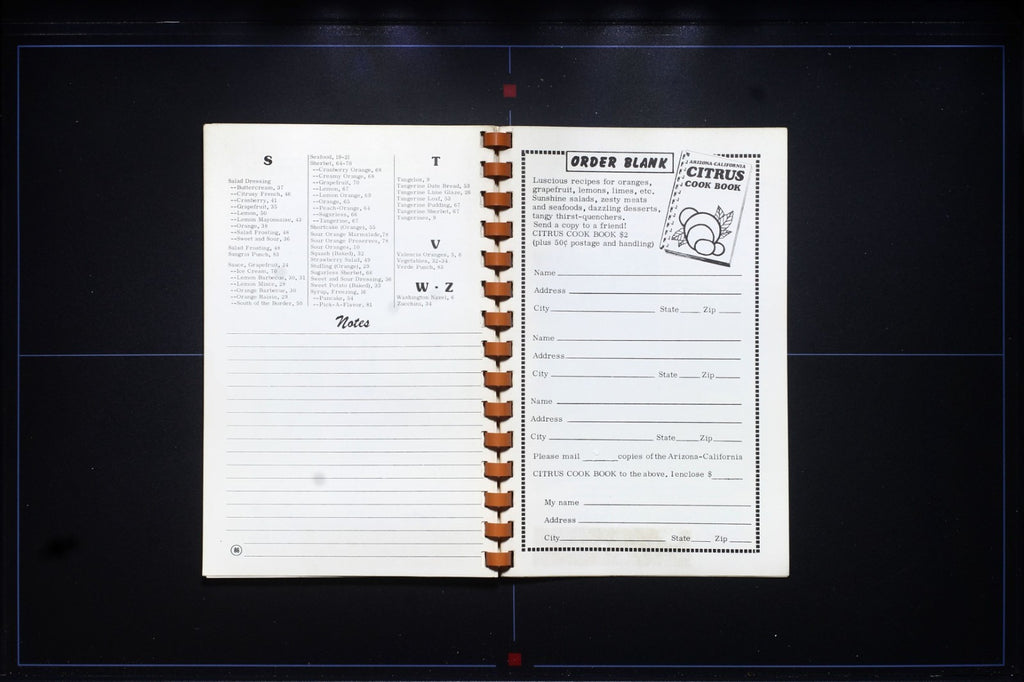 Arizona California Citrus Cookbook (1976) - Glenda McGillis - Vintage Recipes