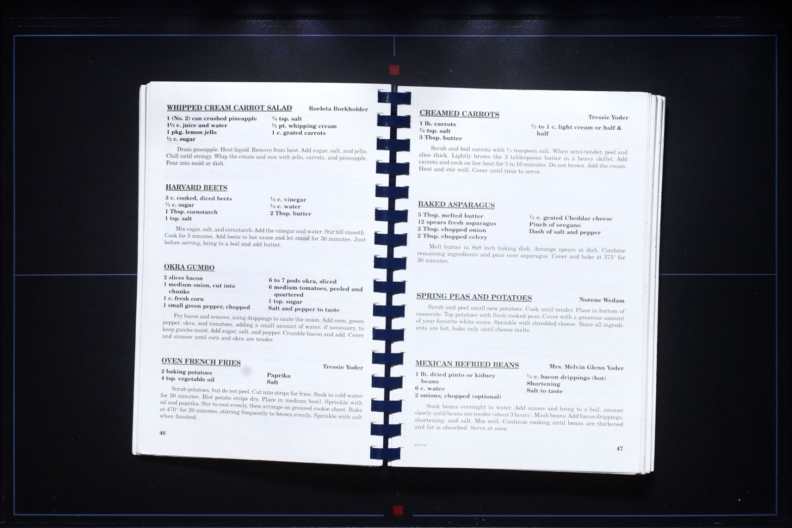 Kitchen Kapers Cookbook - Amish Americans Ropps Bakery - Choteau, OK