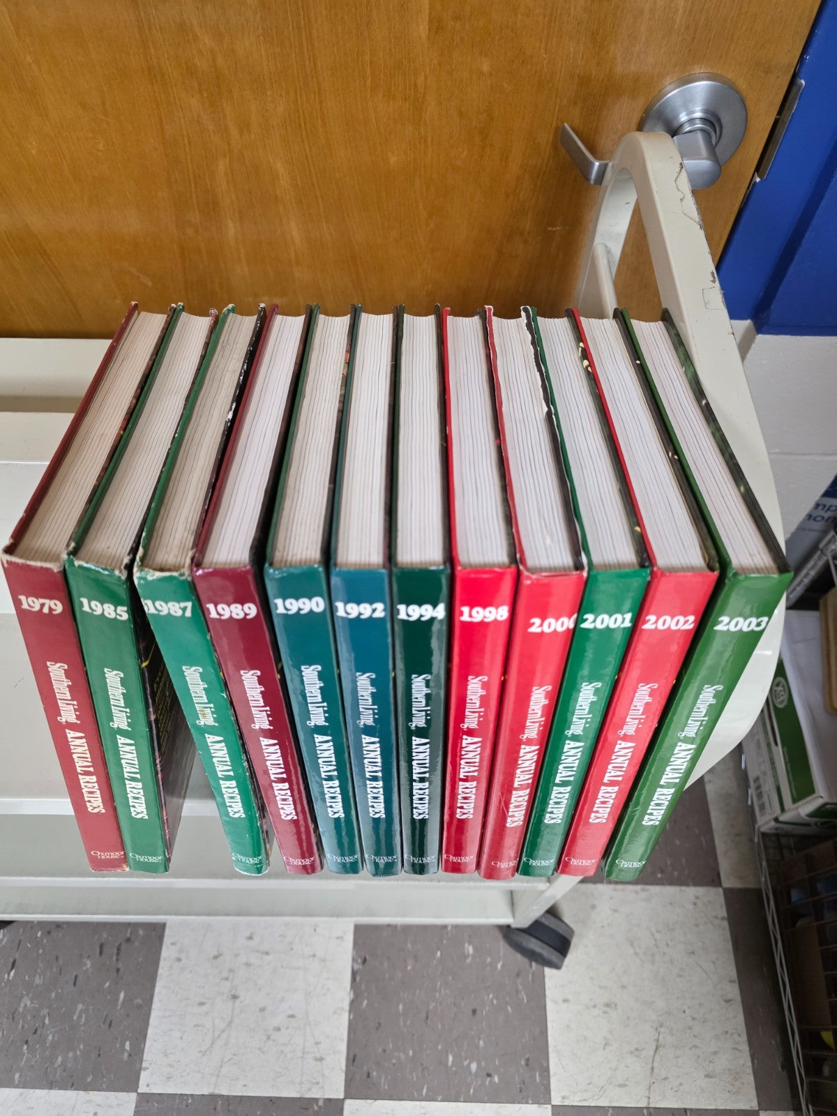 Vtg Southern Living Annual Recipes Lot of 12 Hardcover Cookbooks 1980s 90s 2000s