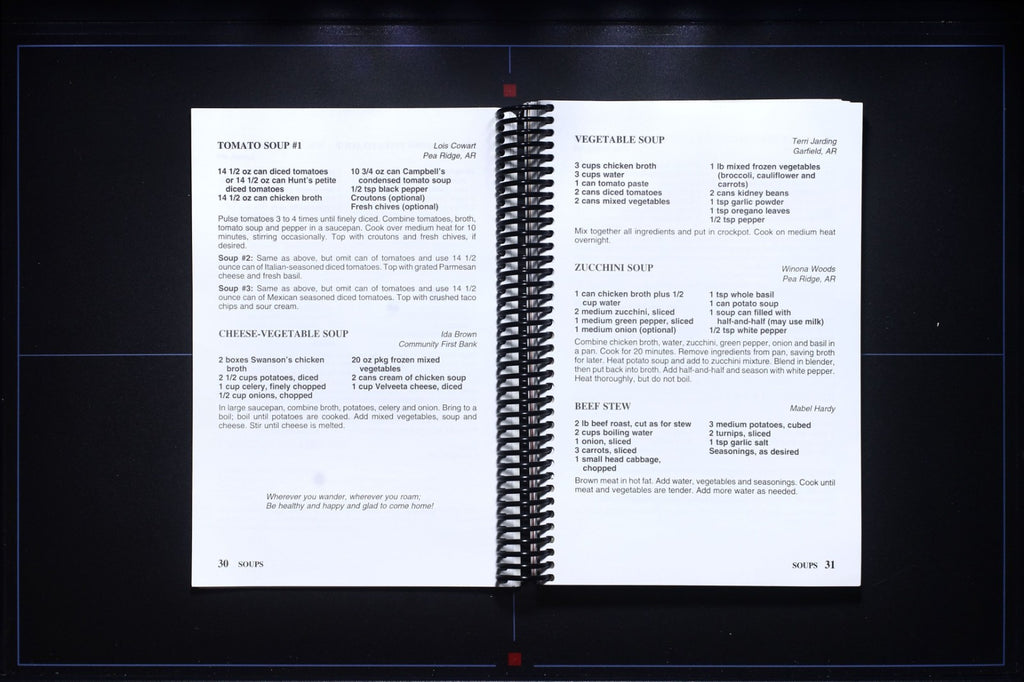 Cook's Library of Treasures (2008) - Pea Ridge, Arkansas - Recipes Cookbook