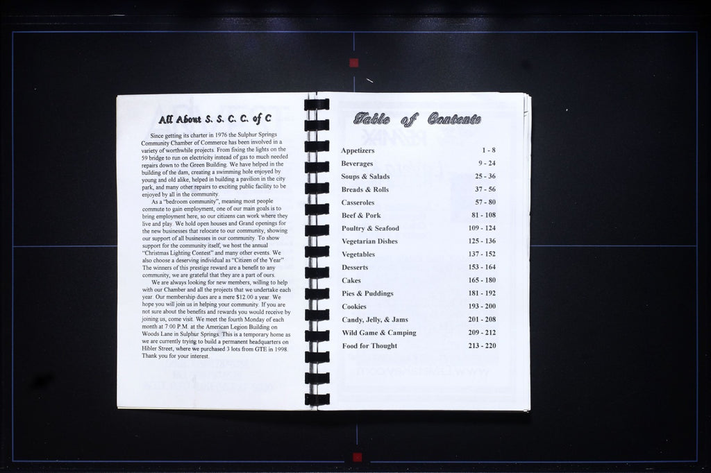 Sulphur Springs Cookbook - Vintage Arkansas Community Recipes - 90s