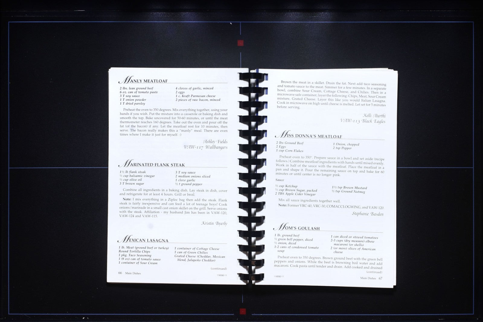 Naval Aviation Centennial Cookbook (2011) - VAW VRC Community Recipes