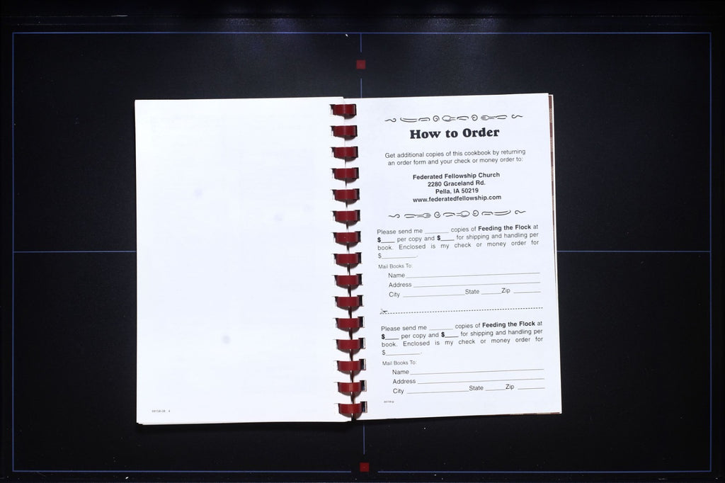 Federated Fellowship Church Cookbook (2008) - Pella, Iowa - Recipes