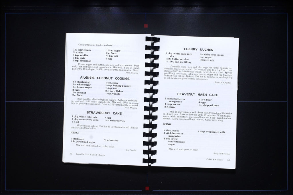 First Baptist Church - Lowell, Arkansas - Community Cookbook - Recipes