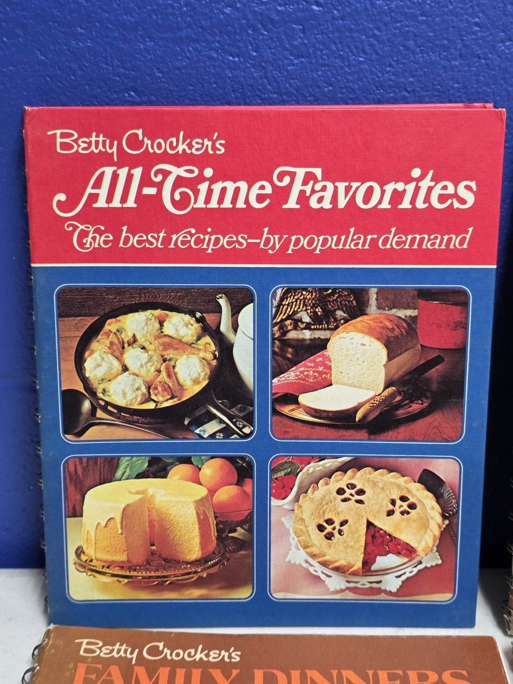Betty Crocker Set of 5 Cookbooks 1960s Large Spirals - Family Dinners, Hostess