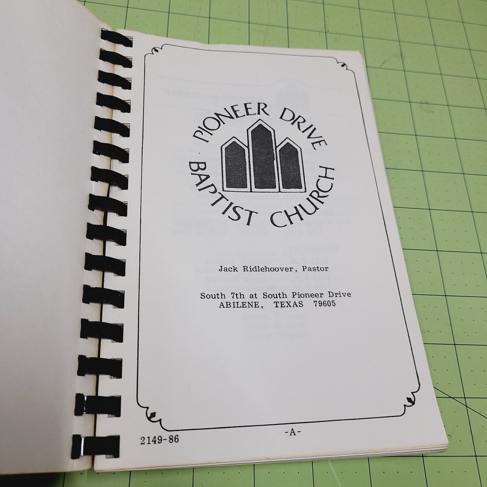 Pioneer Drive Baptist Church: Abilene, Texas - Vintage Cookbook, Trusted Recipes