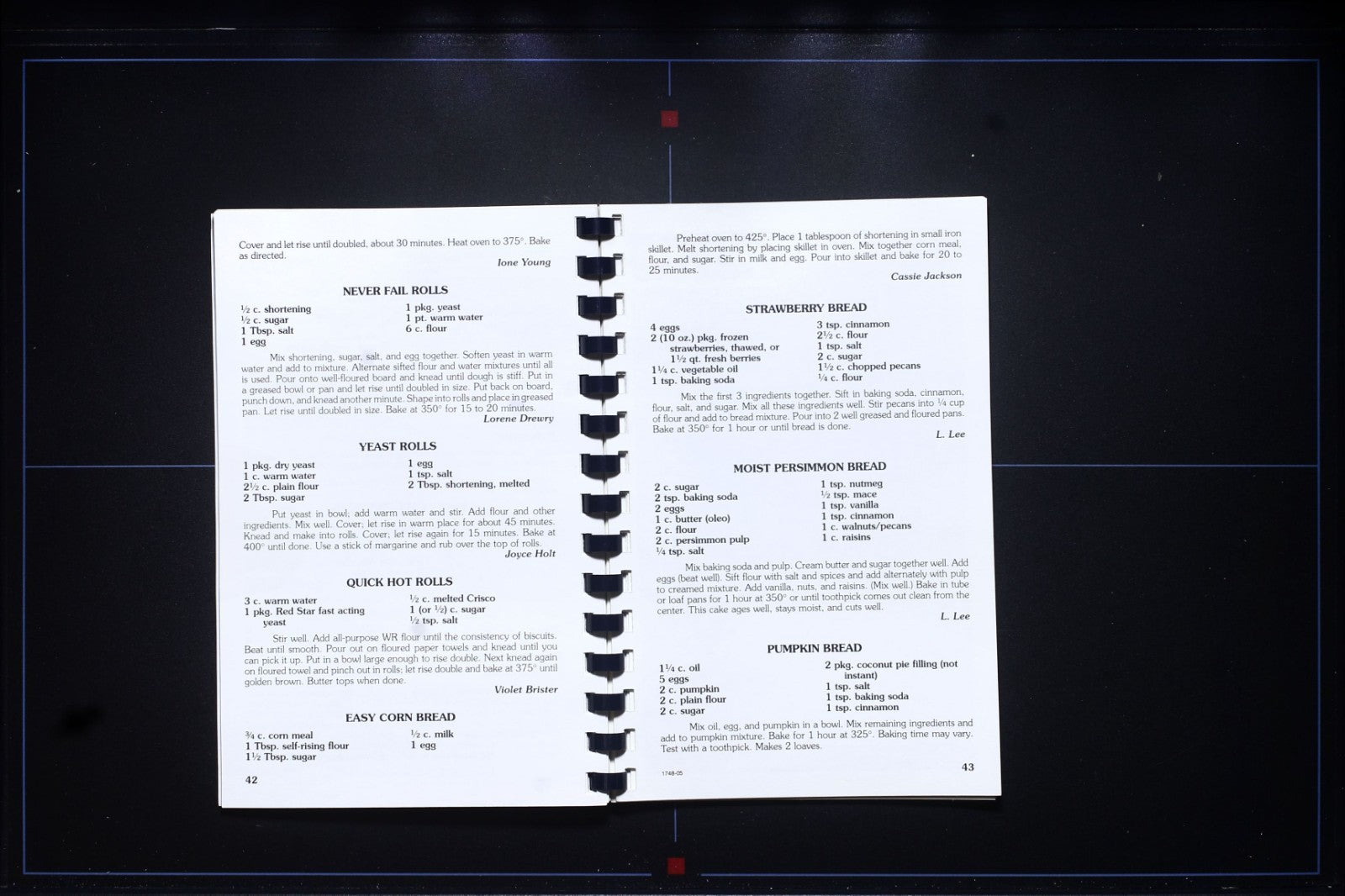 Loafers Glory Community Church Cookbook - Arkansas - Vintage THIN Recipe Book