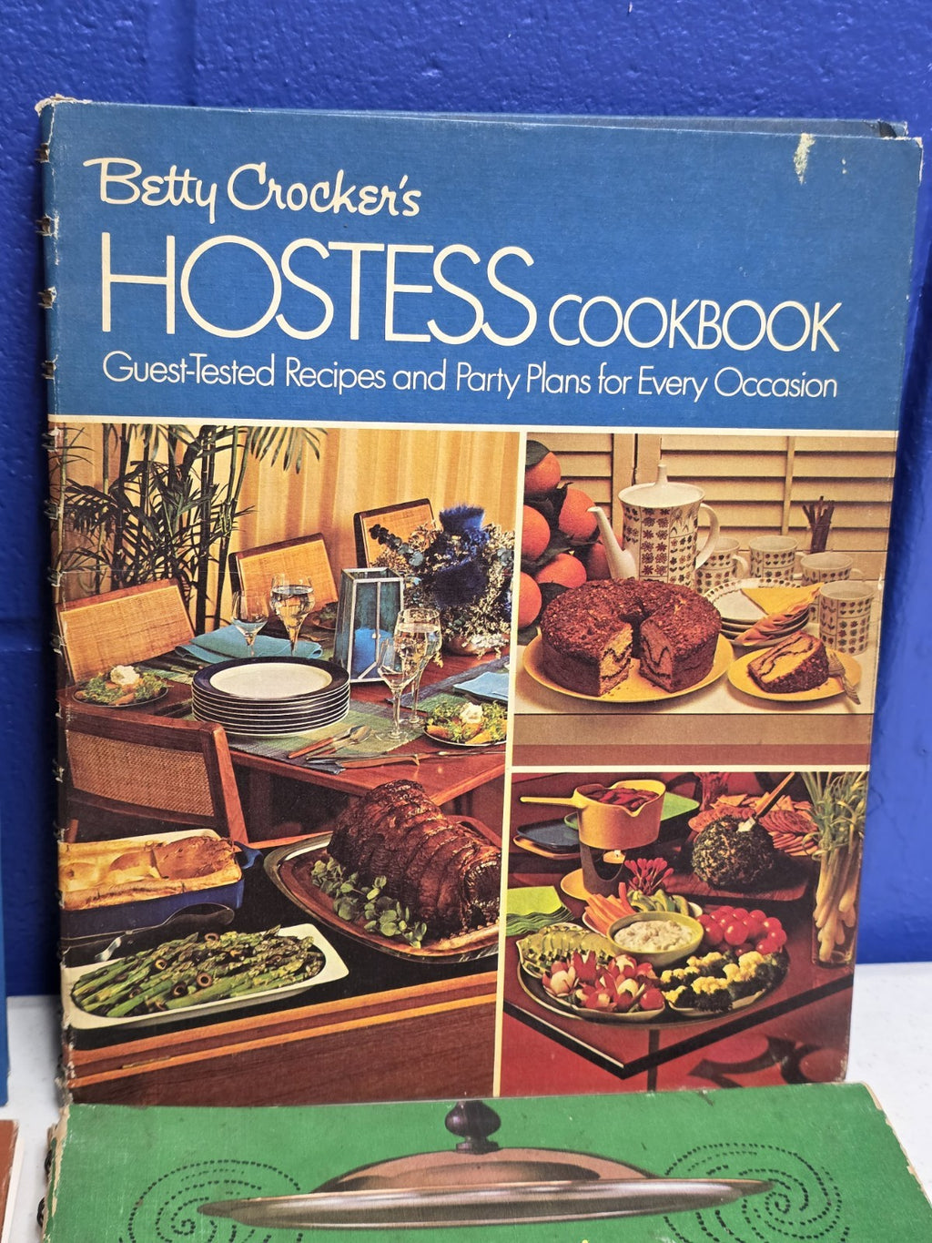 Betty Crocker Set of 5 Cookbooks 1960s Large Spirals - Family Dinners, Hostess