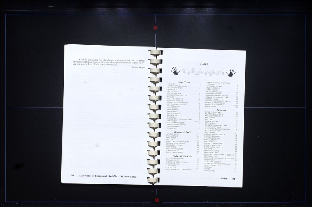 Walmart Supercenter CMN Cookbook - Springdale, Arkansas - Vintage Recipes