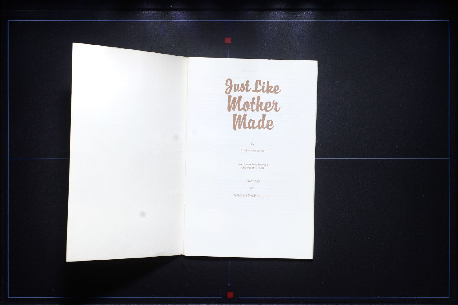 Just Like Mother Made (1962) - Ozark Recipes - Vintage Cookbook - Henderson