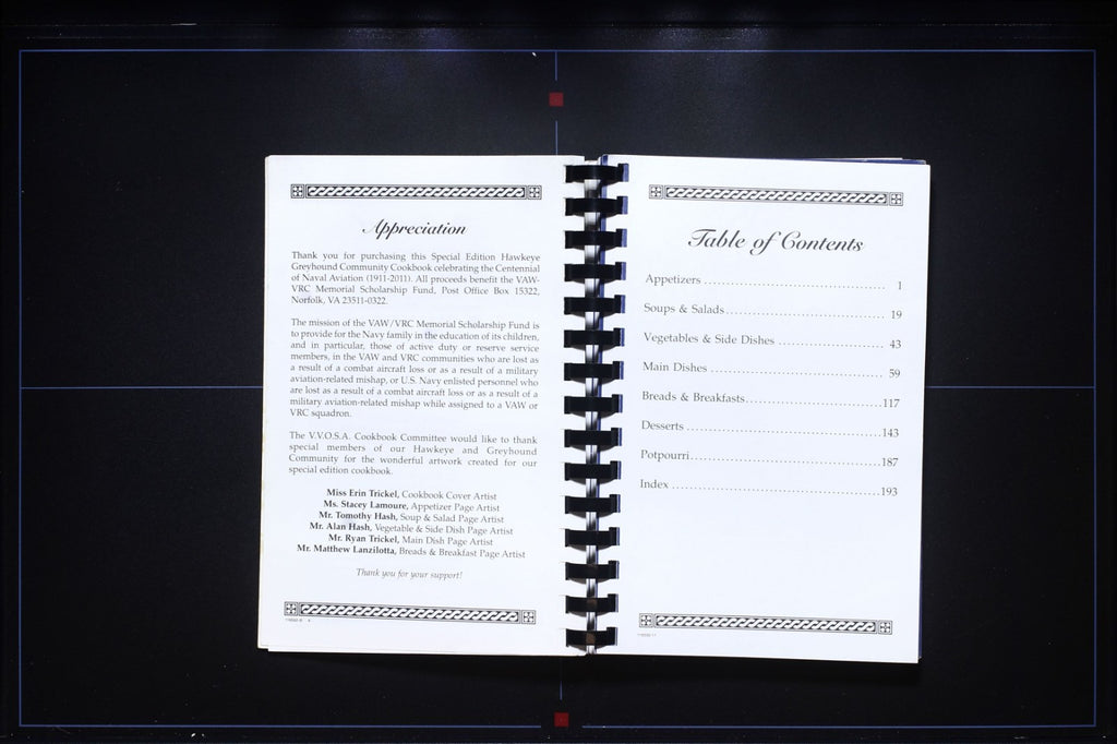 Naval Aviation Centennial Cookbook (2011) - VAW VRC Community Recipes