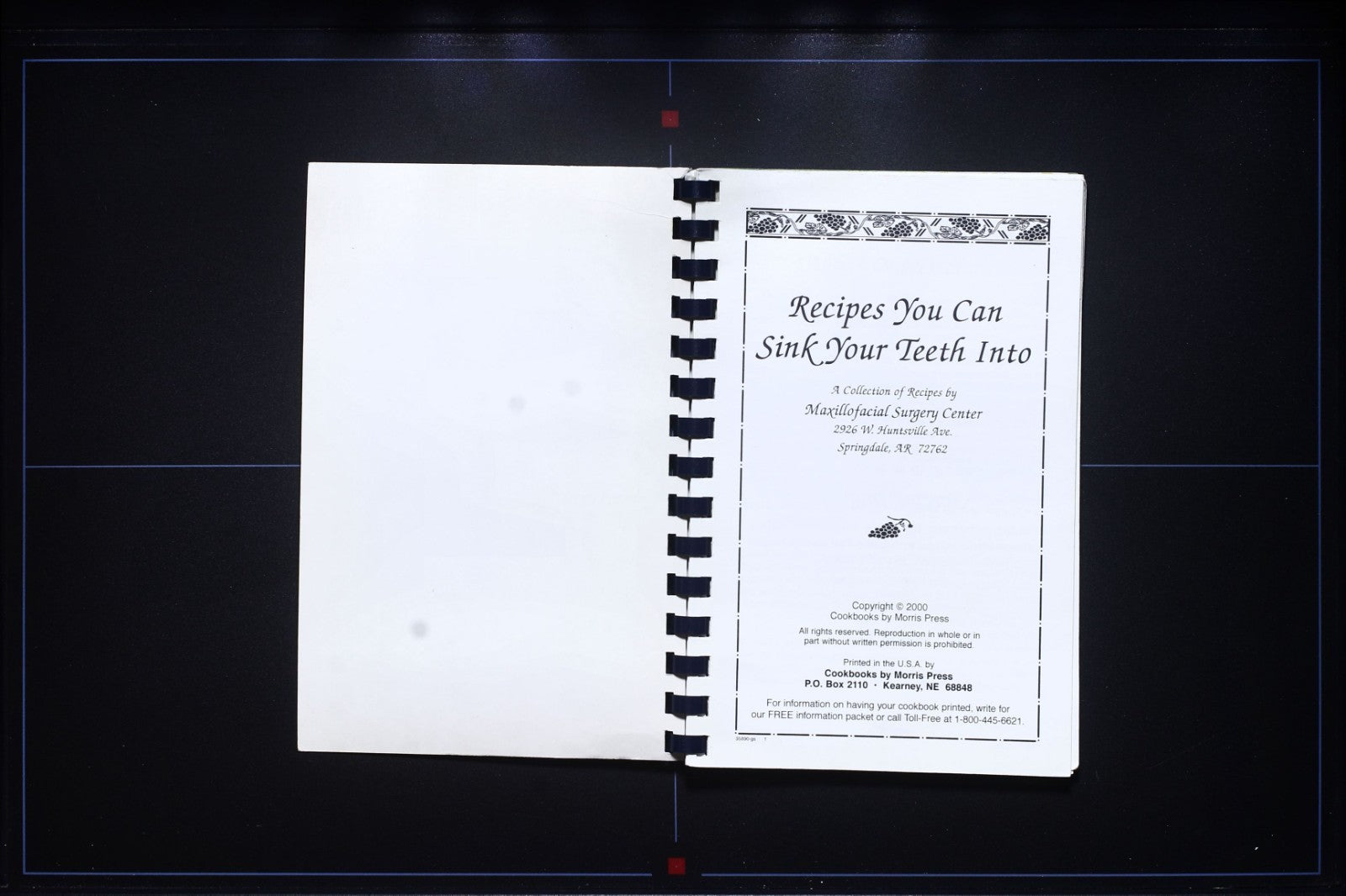 Maxillofacial Surgery Center Cookbook (2000) - Springdale, Arkansas - Recipes