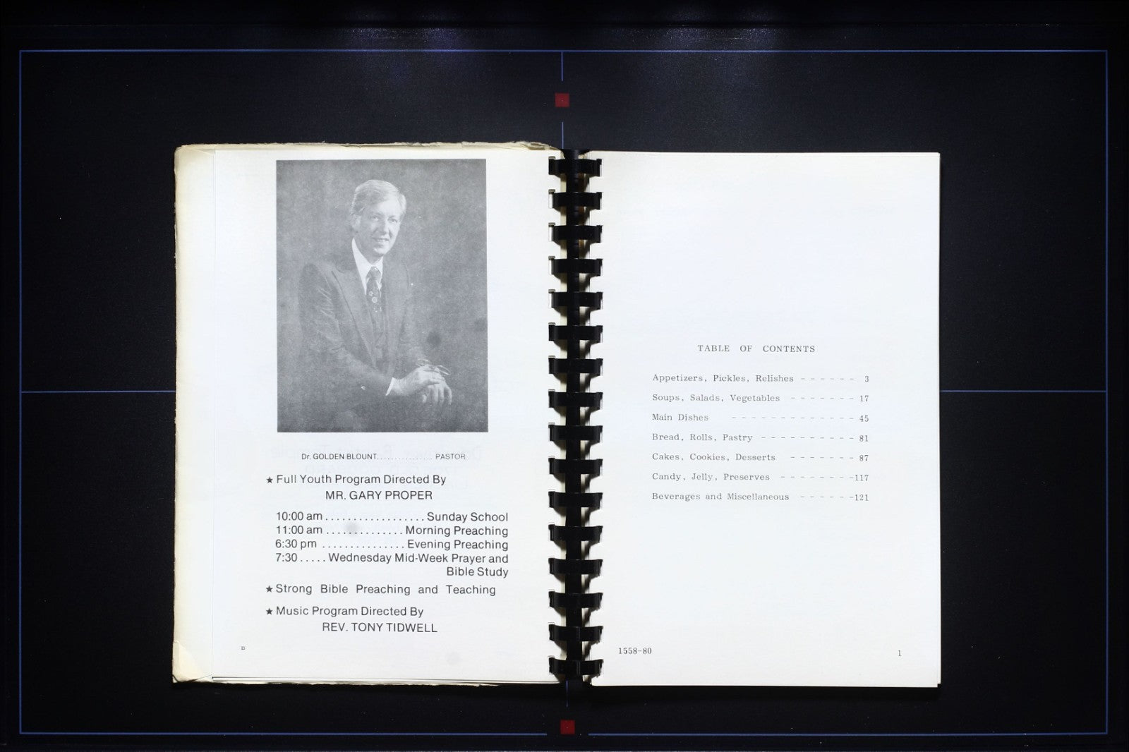 Downriver Baptist Temple (1980) - Lincoln Park, Michigan - Community Cookbook