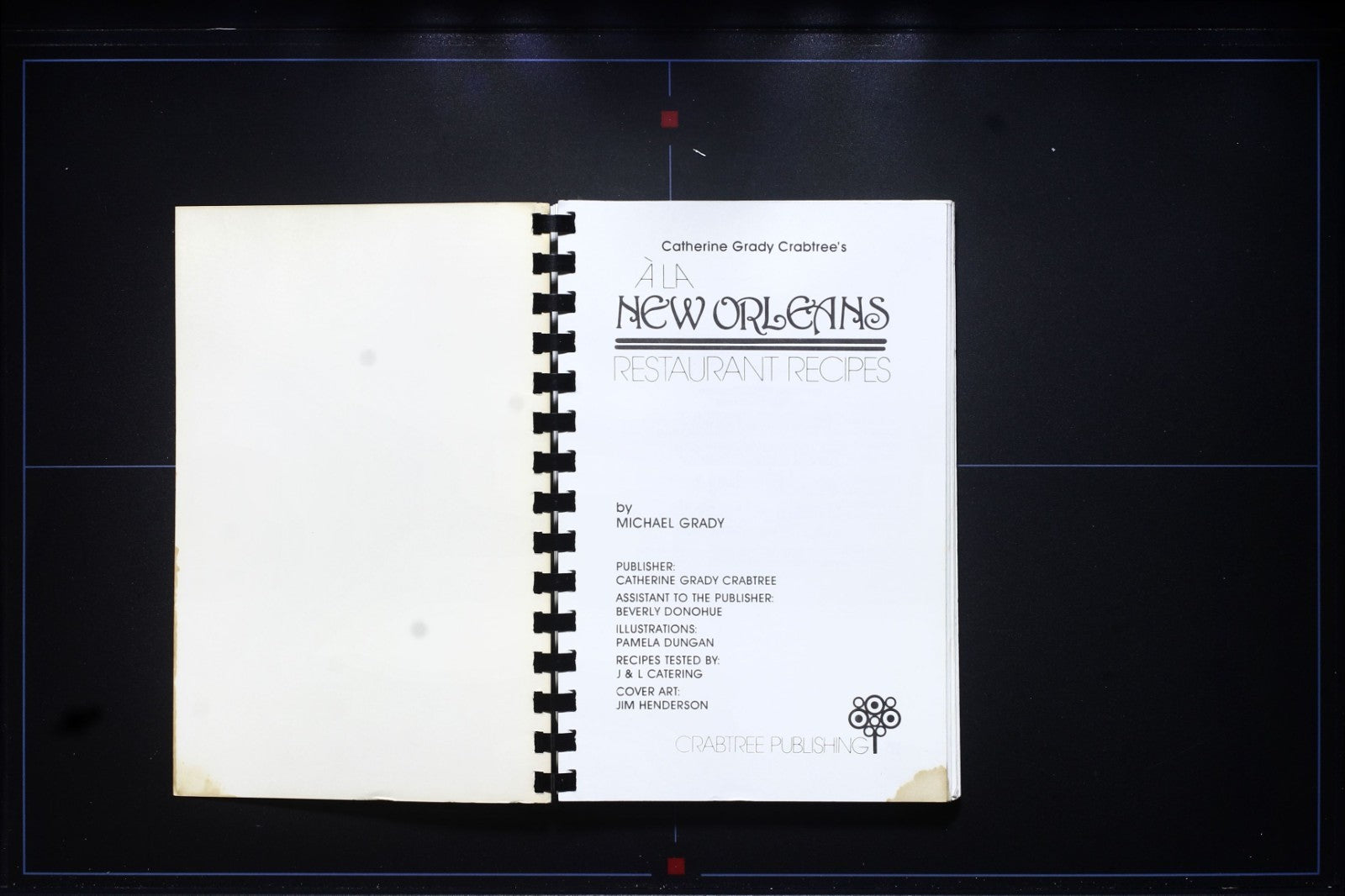 New Orleans Restaurant Recipes - Grady - Vintage Cookbook