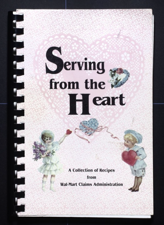 Walmart Claims Administration Cookbook - Bentonville, Arkansas - Vintage Recipes