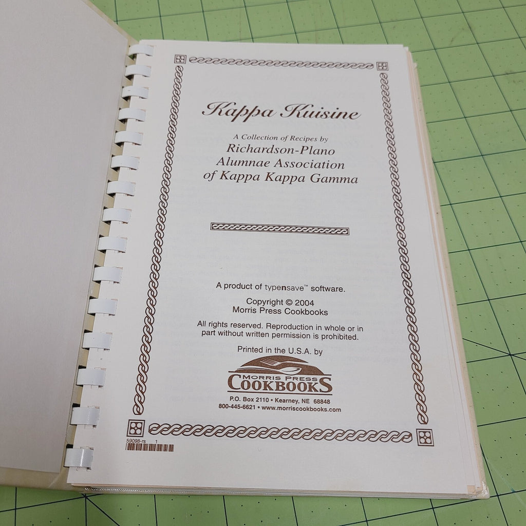 Kappa Kuisine (2004) - Texas Alumnae Sorority Cookbook